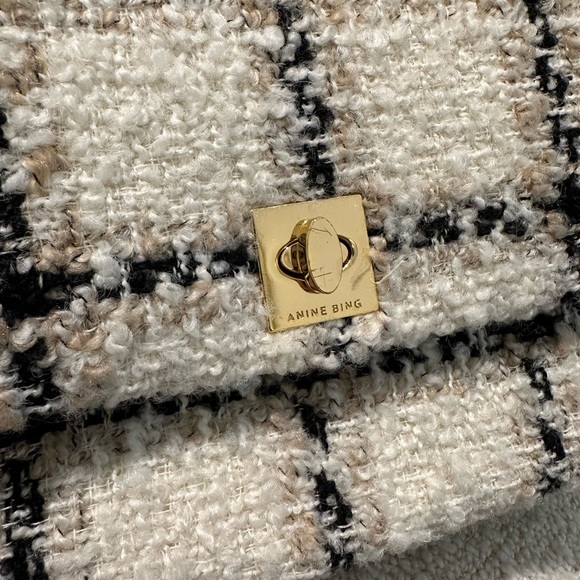 Anine Bing Nico Tweed Bag - Picture 5 of 6
